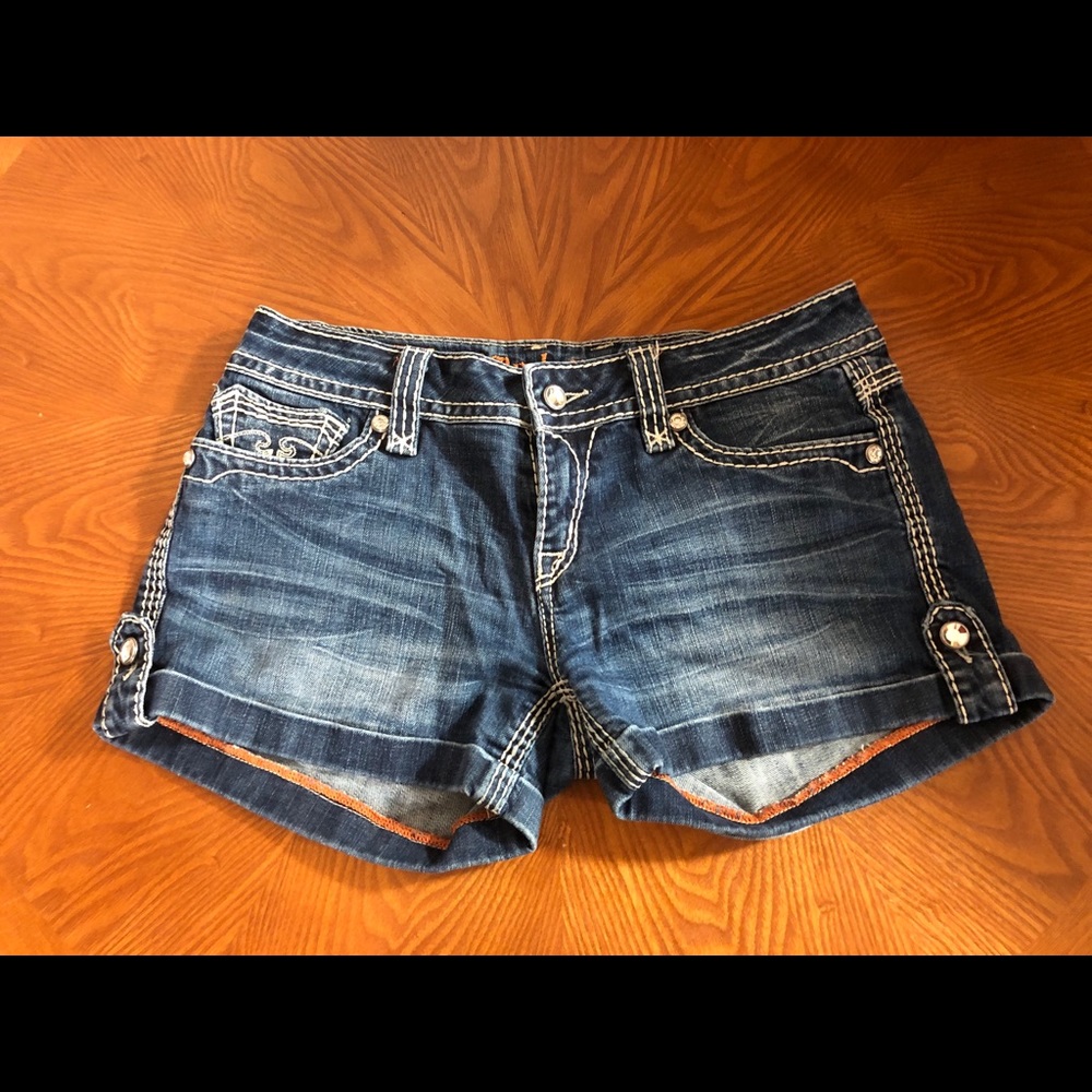 Rock Revival 31 Alanis Shorts Jean Bling Cuffed